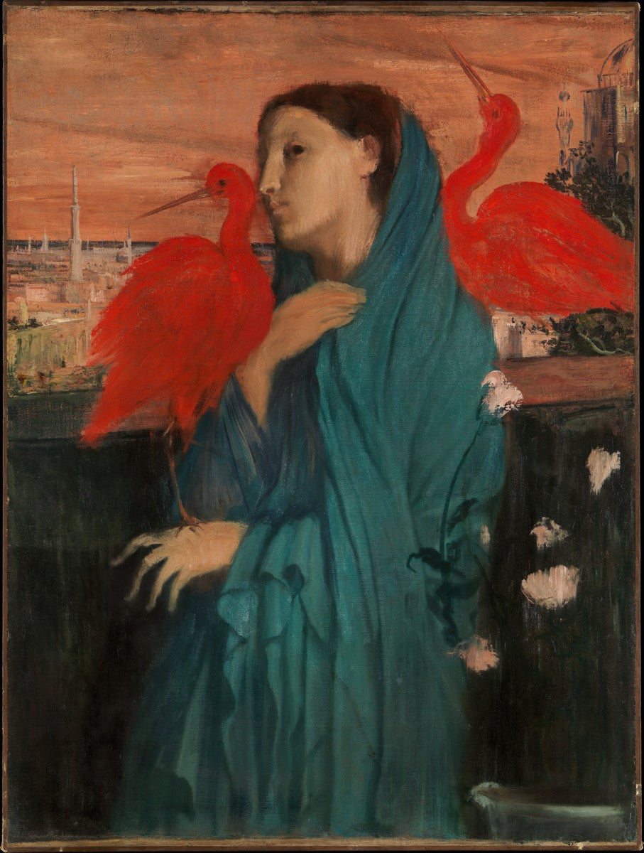 Young Woman with Ibis, Edgar Degas, 1857-62 Ramble &amp; Roam
