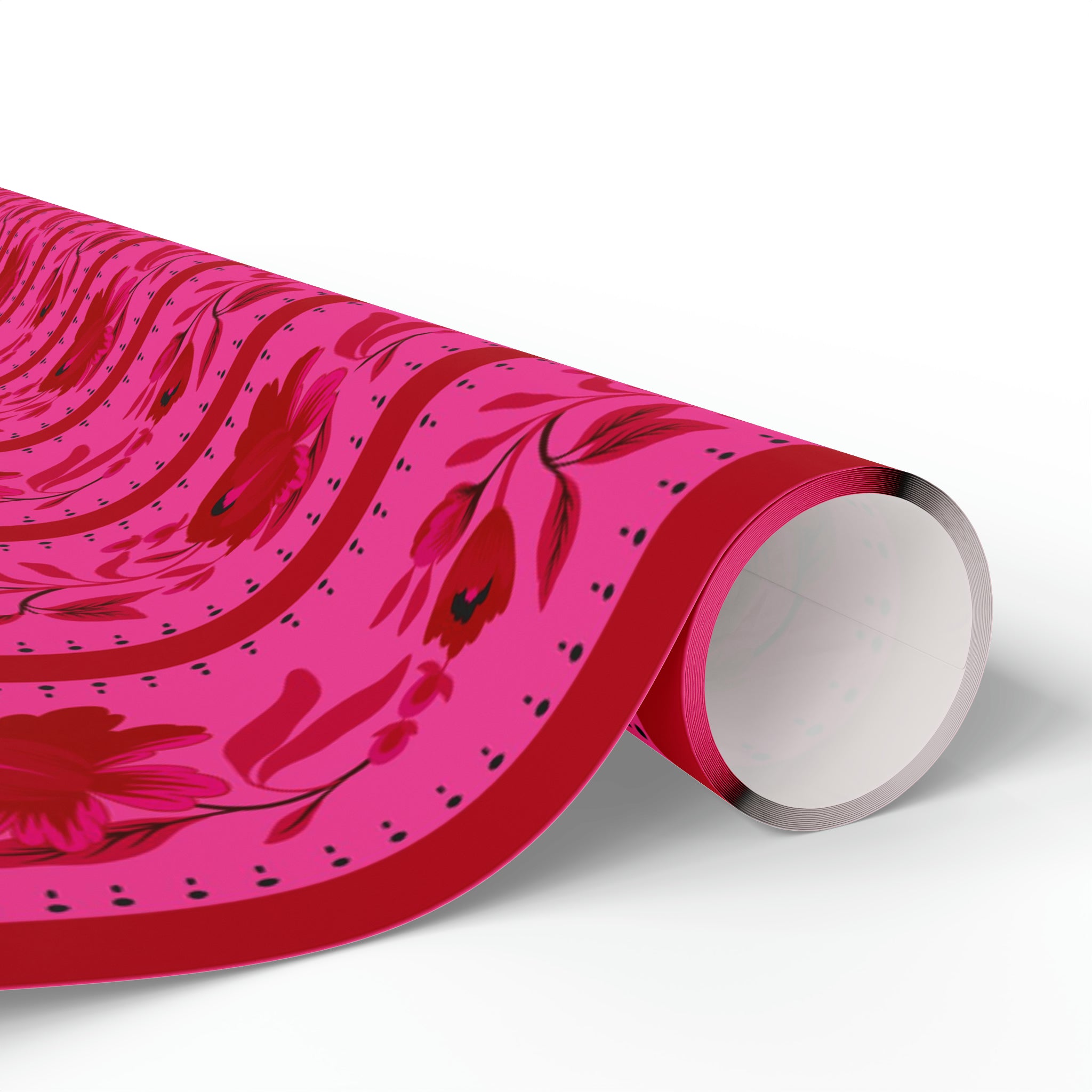 Pink country maximalist gift wrap