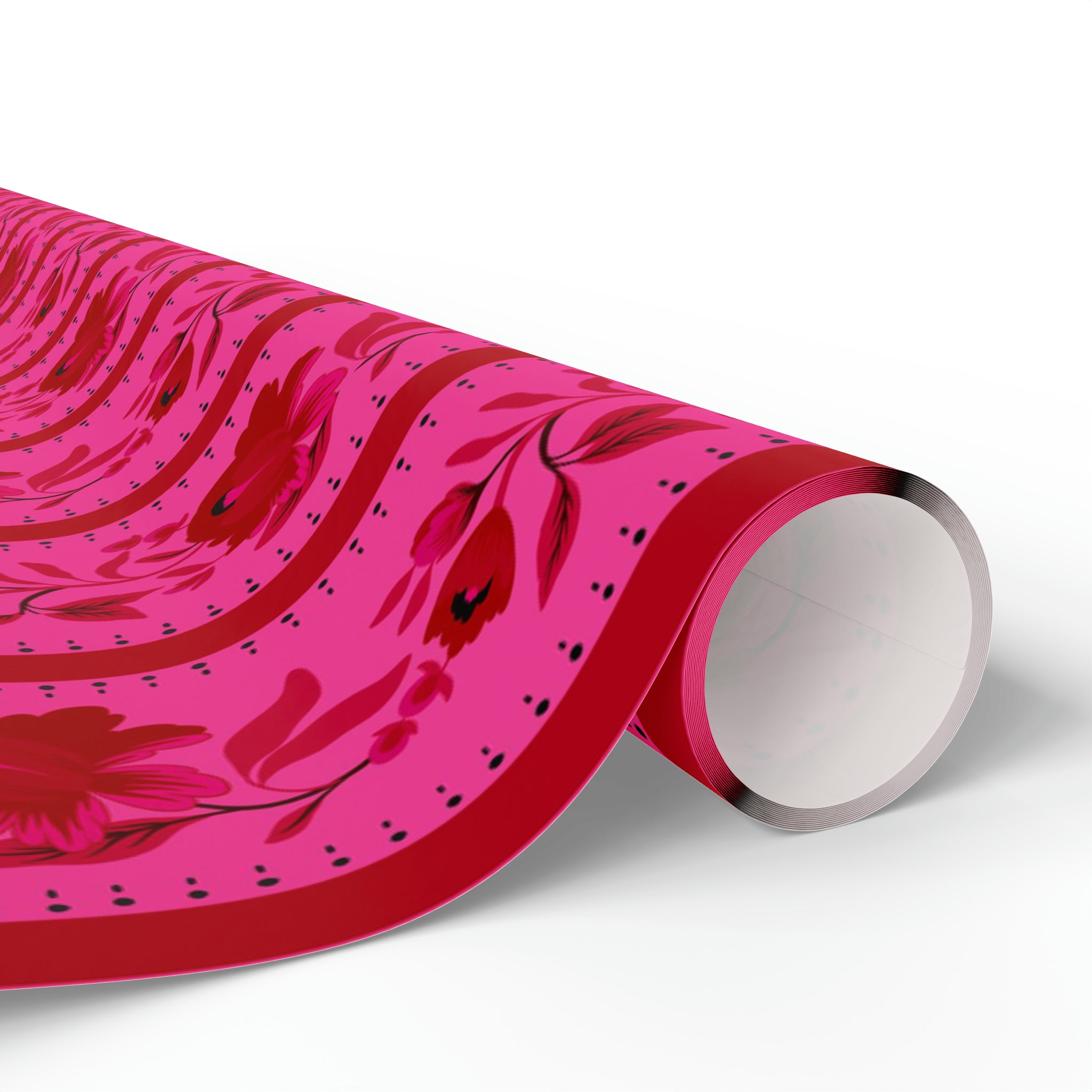 Pink country maximalist gift wrap