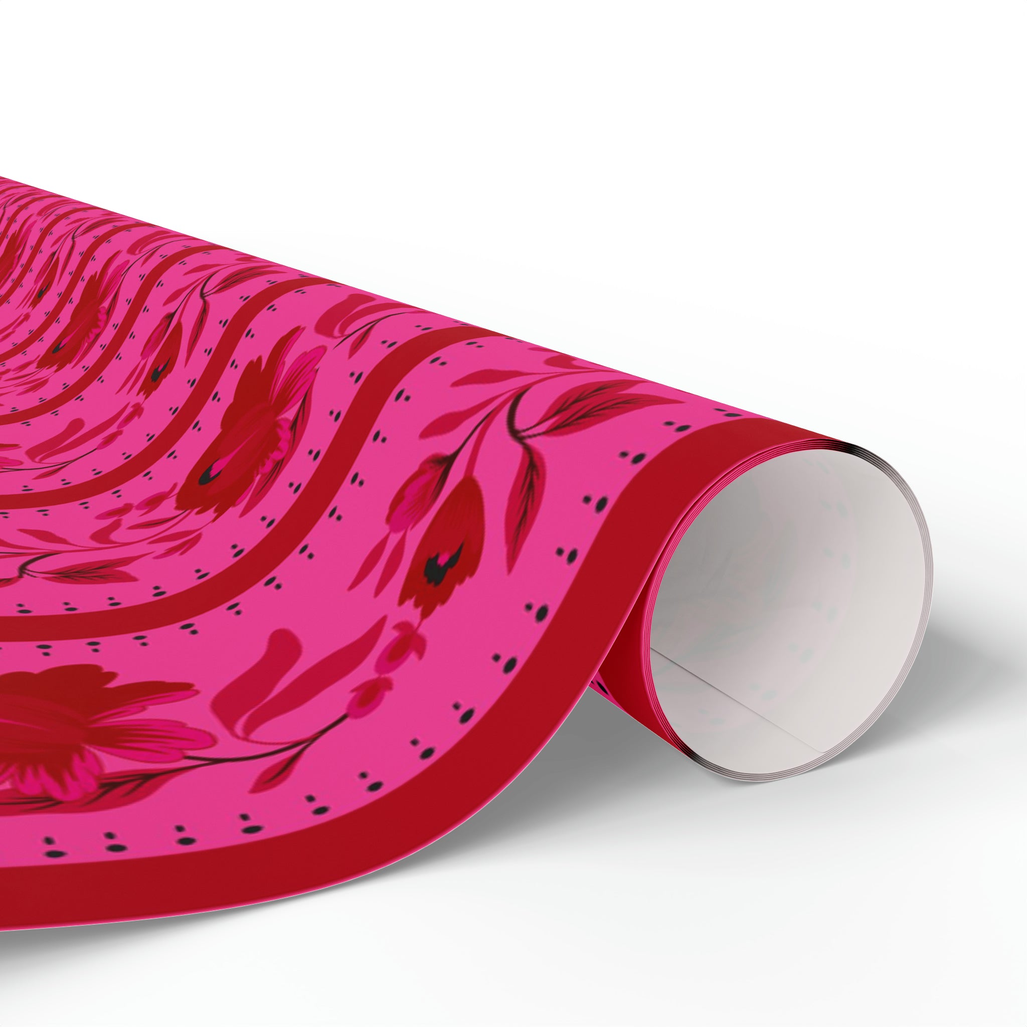 Pink country maximalist gift wrap