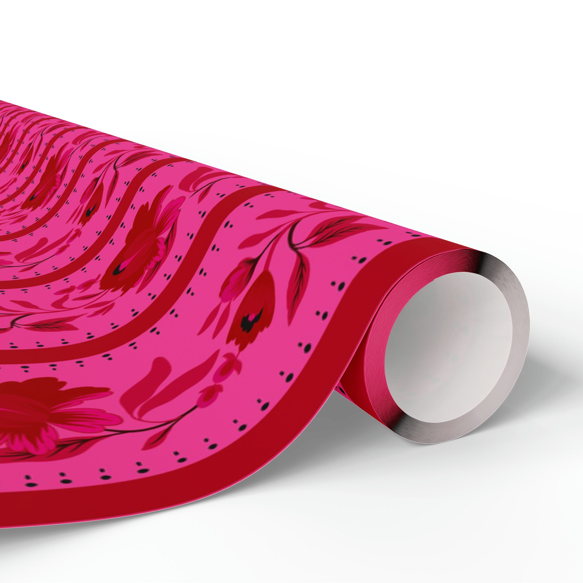 Pink country maximalist gift wrap