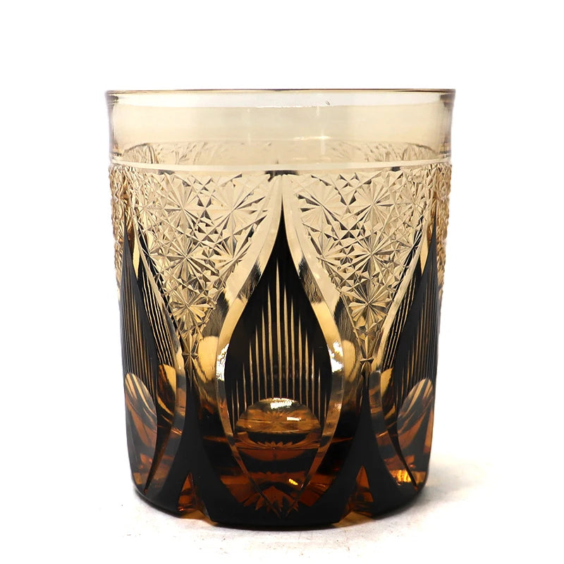 Delicate Bohemian Czech Crystal Glasses