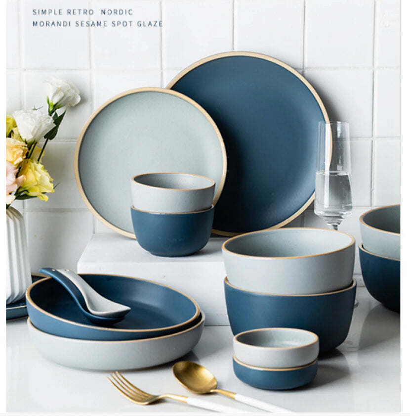 Soft Matte Japanese Dinnerware Set