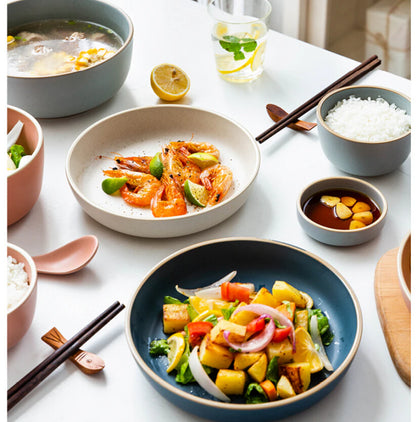 Soft Matte Japanese Dinnerware Set