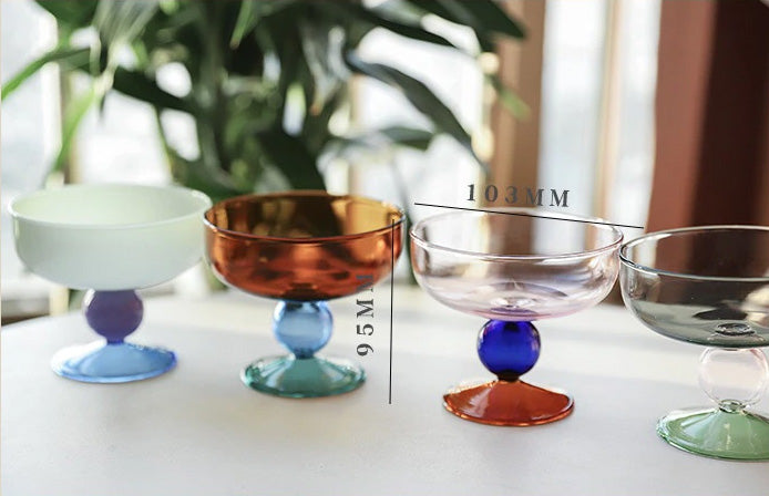 Chromatic Dessert Glasses