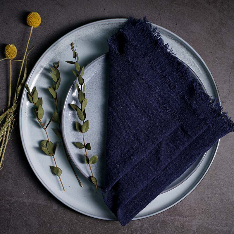 Rustic Linen Napkins, set of 10
