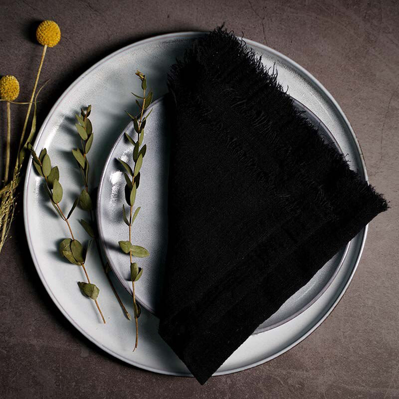 Rustic Linen Napkins, set of 10