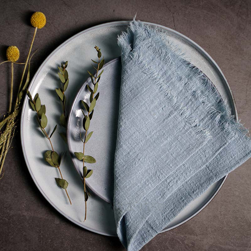 Rustic Linen Napkins, set of 10