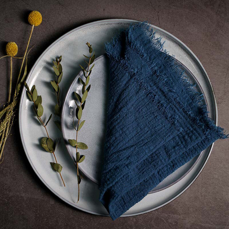 Rustic Linen Napkins, set of 10