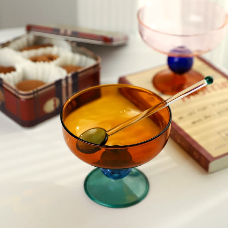 Chromatic Dessert Glasses