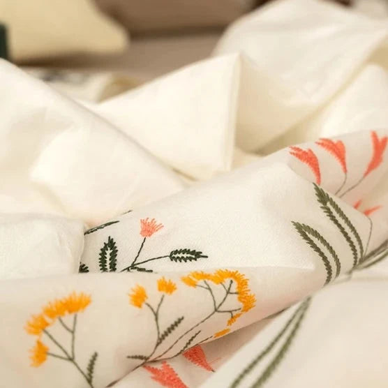 Lightweight Summer Embroidered Quilts