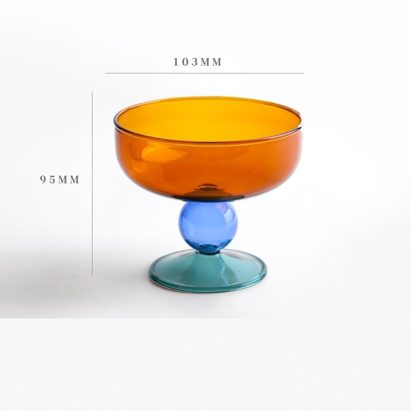 Chromatic Dessert Glasses