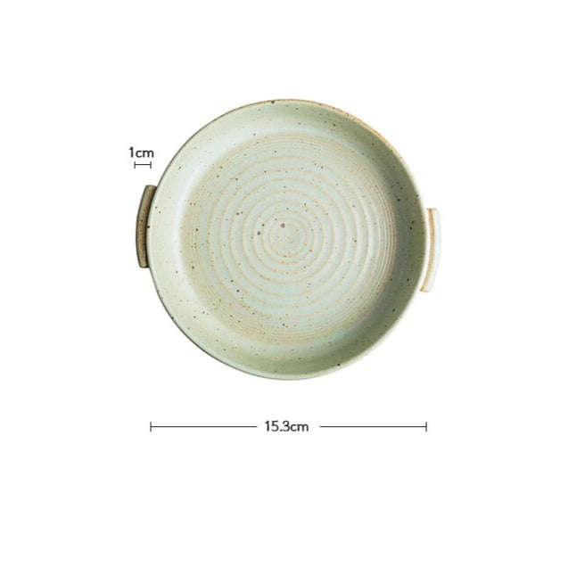Handmade Rough Pottery Serving Platters