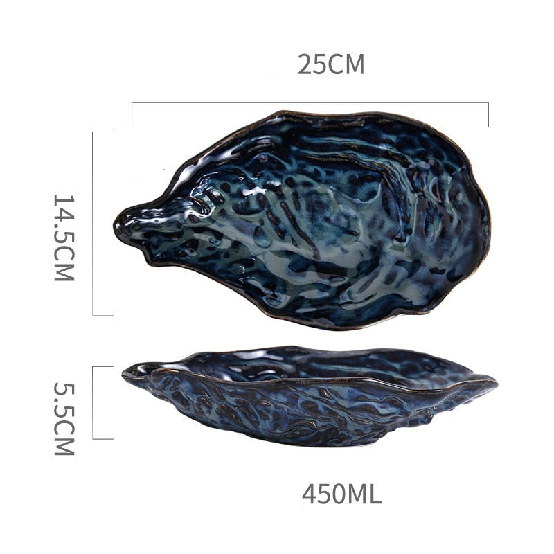 Coastal Elegance Oyster Plates & Platters