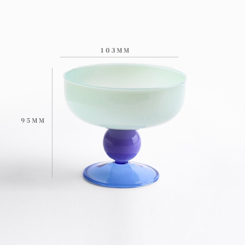 Chromatic Dessert Glasses