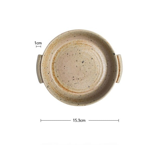 Handmade Rough Pottery Serving Platters