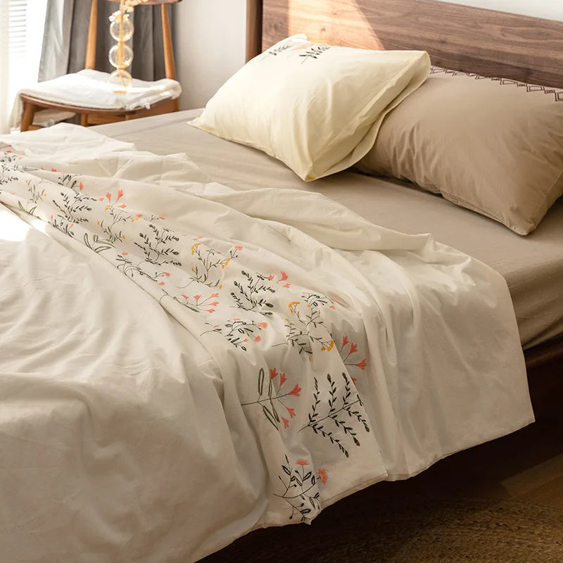 Lightweight Summer Embroidered Quilts
