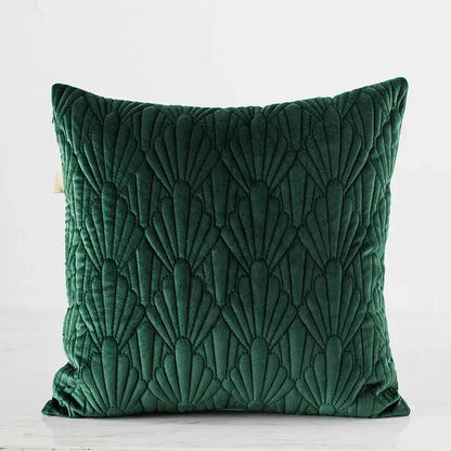 Quilted Velvet Jewel Tone Throw Pillows