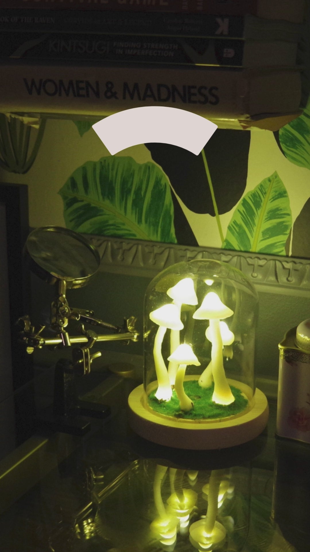 DIY Retro Mushroom Night Light