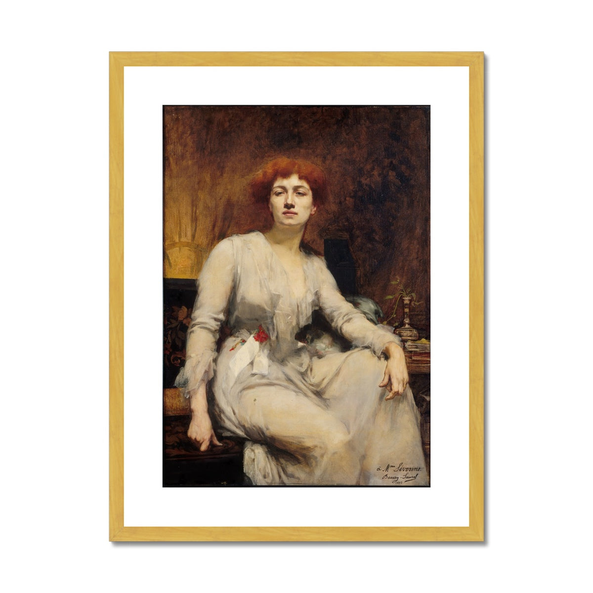 Antique Framed & Mounted Print