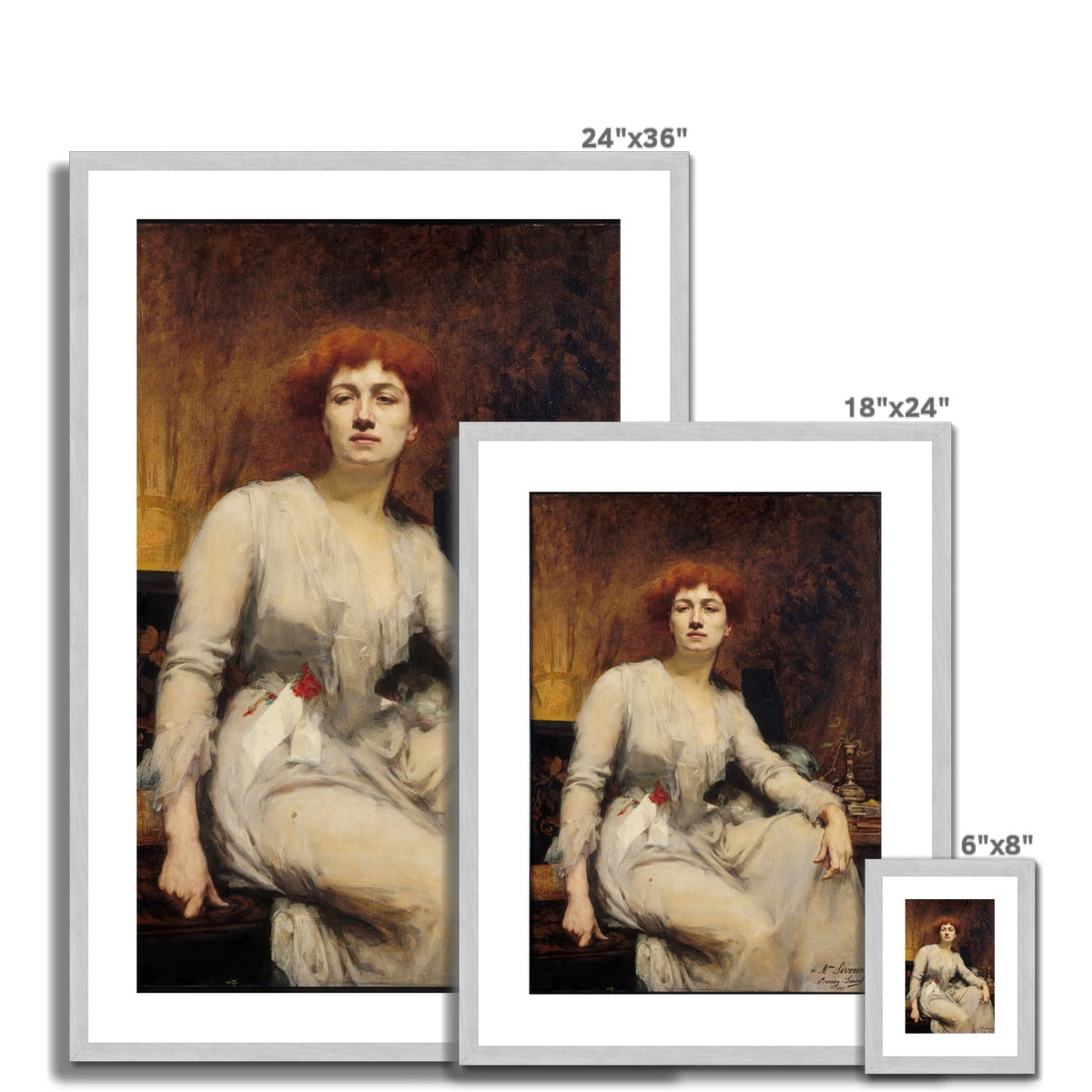 Antique Framed & Mounted Print