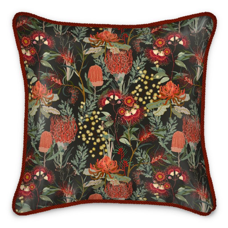 Australian botanics pillow Ramble & Roam
