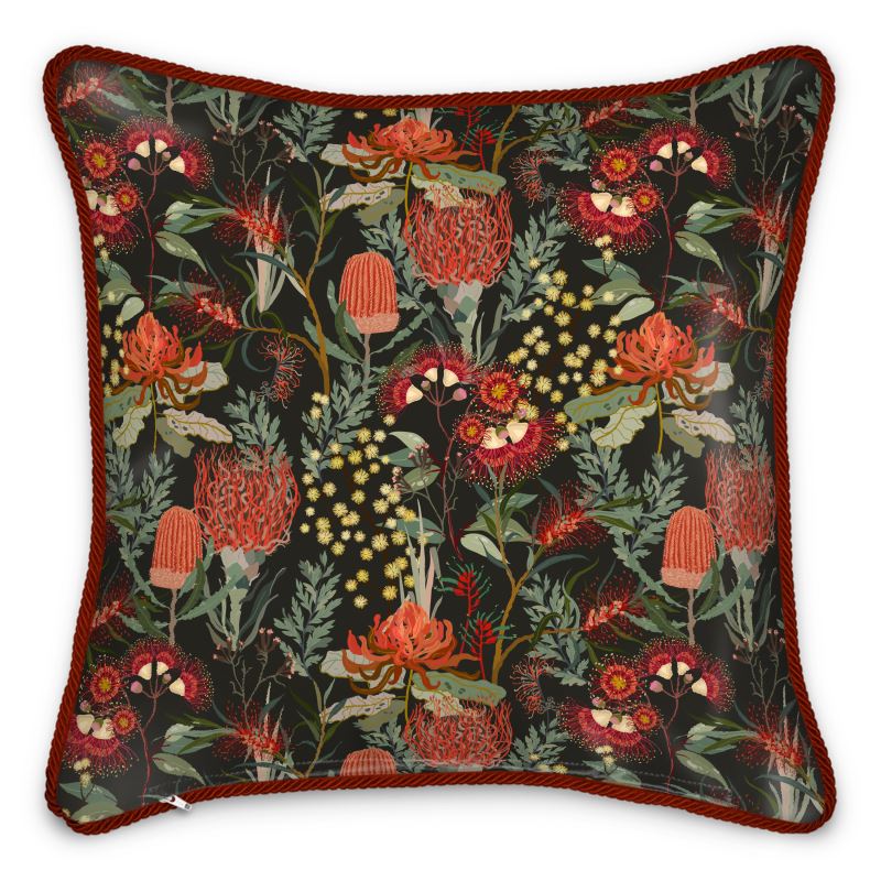 Australian botanics pillow Ramble & Roam