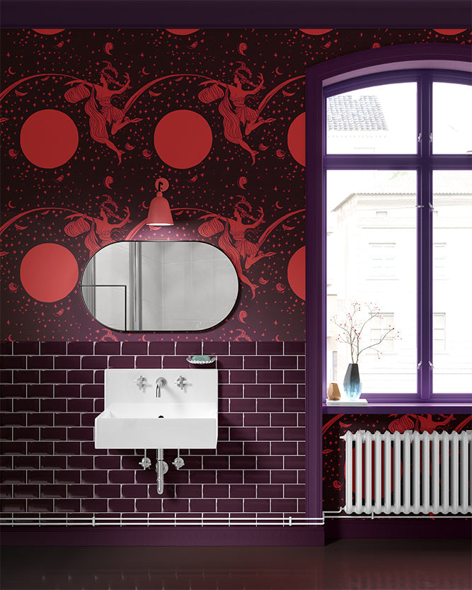 Blood Moon Nouveau Wallpaper Ramble & Roam