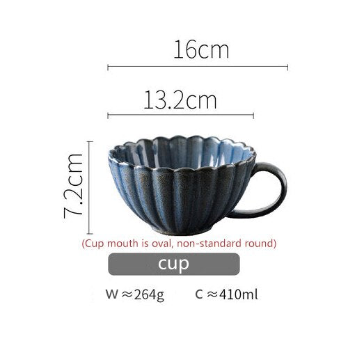 Chrysanthemum Blue Stoneware Dinnerware Ramble & Roam