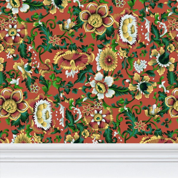 English Garden, 1906 Wallpaper Ramble & Roam