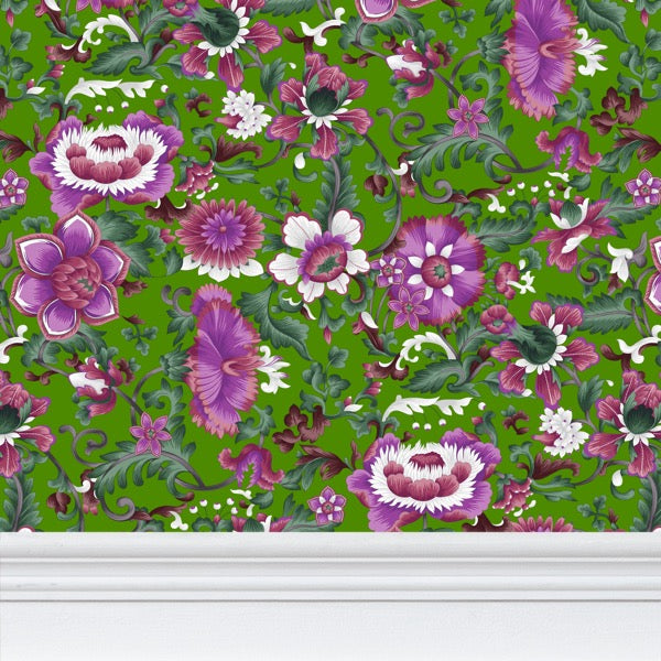 English Garden, Scheele’s Green Wallpaper Ramble &amp; Roam