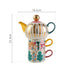 Exotica Tea for Two, Hand-Painted Tea Pot & Mugs Sets Ramble & Roam