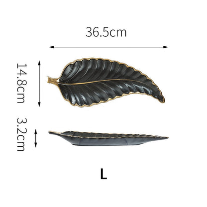 Feather or Leaf Trays, Serving or Catchall Ramble &amp; Roam