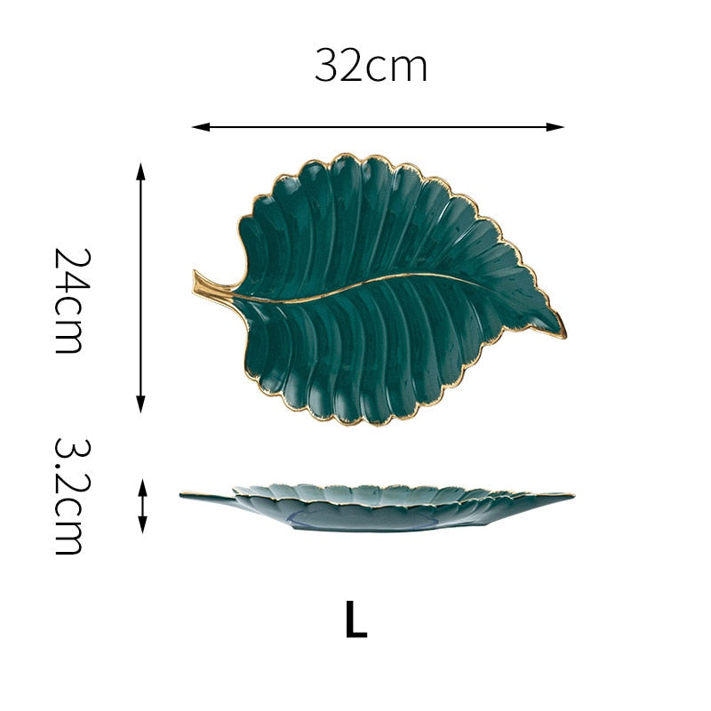 Feather or Leaf Trays, Serving or Catchall Ramble &amp; Roam