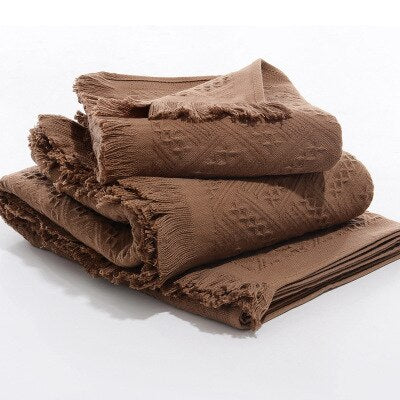 Fringed Japanese Sauna Towels Ramble & Roam