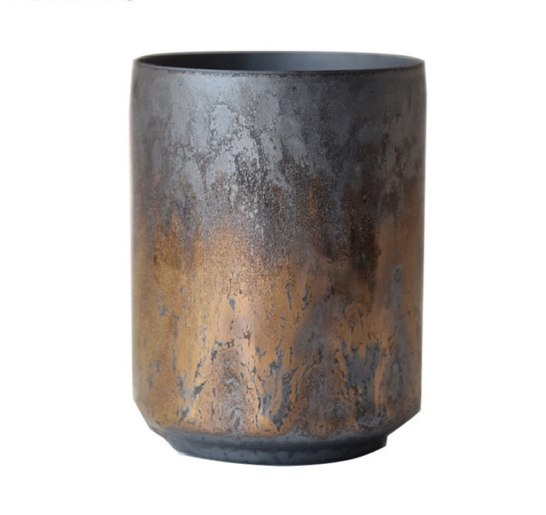 Gilt Ceramic Tea Cups, Handmade Ramble & Roam