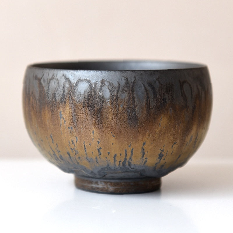 Gilt Ceramic Tea Cups, Handmade Ramble & Roam