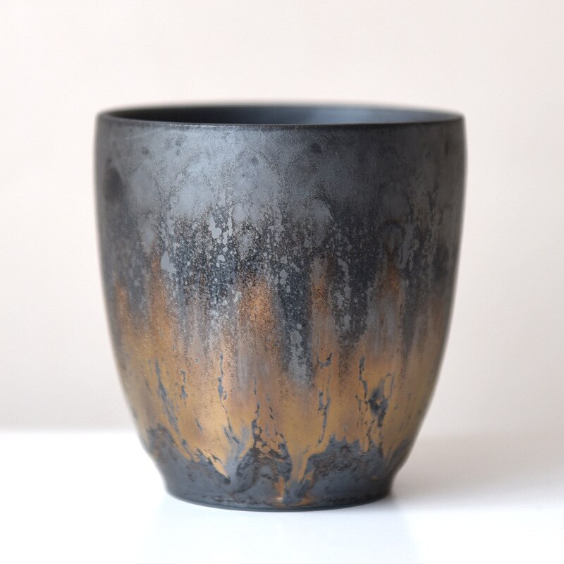 Gilt Ceramic Tea Cups, Handmade Ramble & Roam