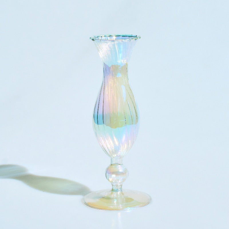 Glass candlesticks Ramble & Roam