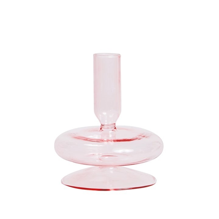 Glass candlesticks Ramble & Roam