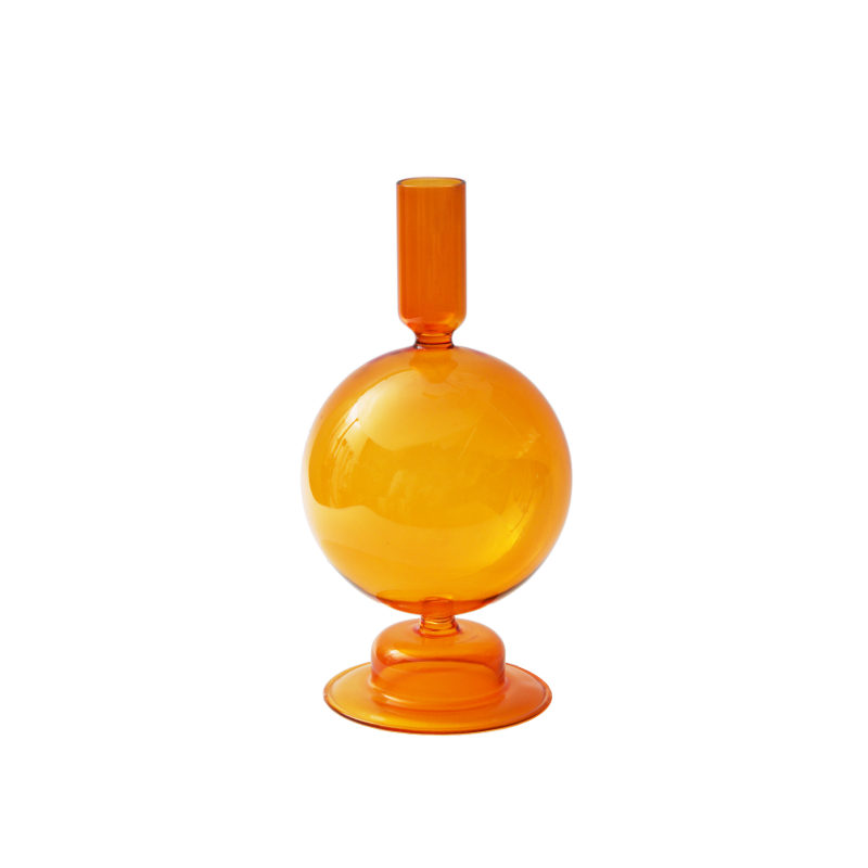 Glass candlesticks Ramble & Roam