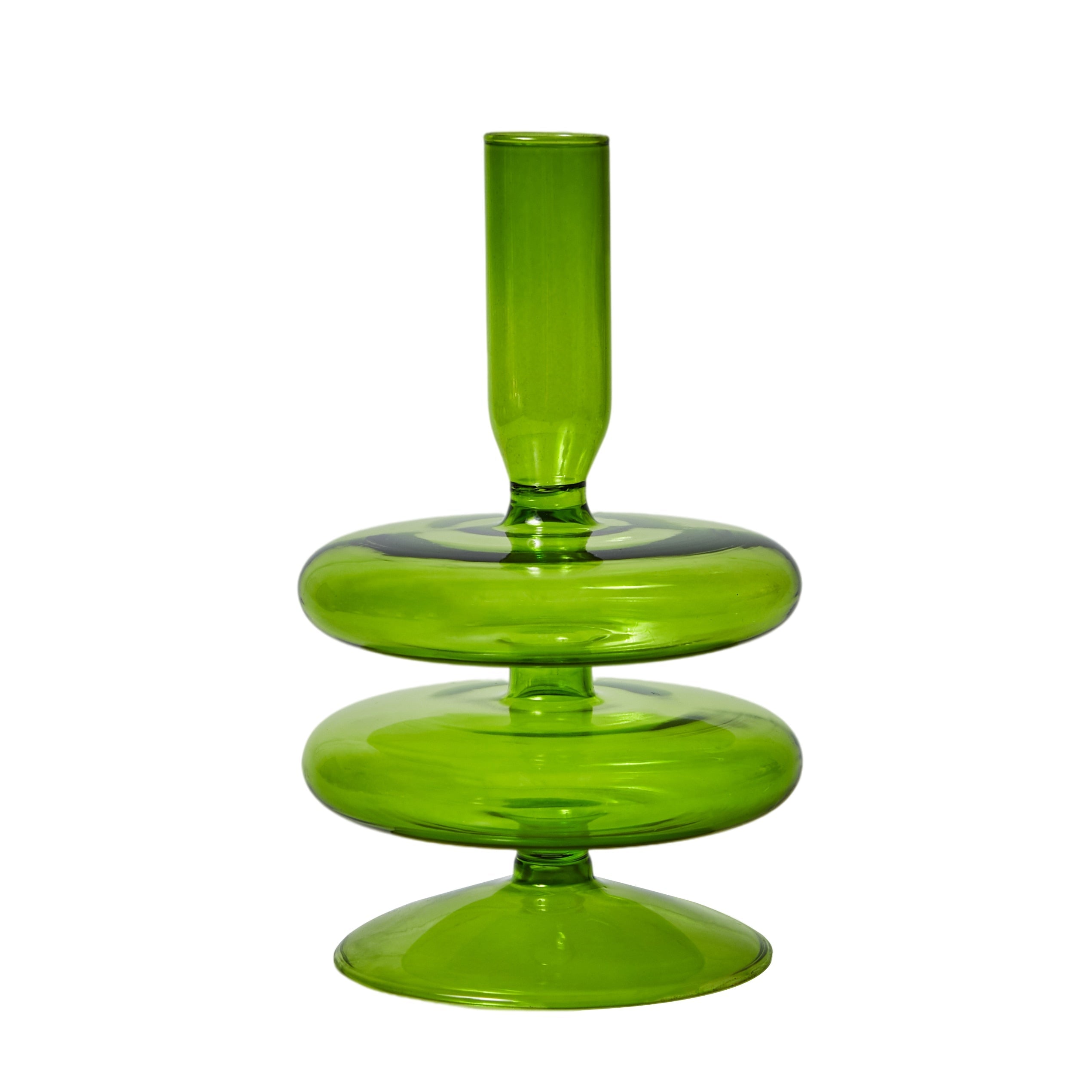 Glass candlesticks Ramble & Roam