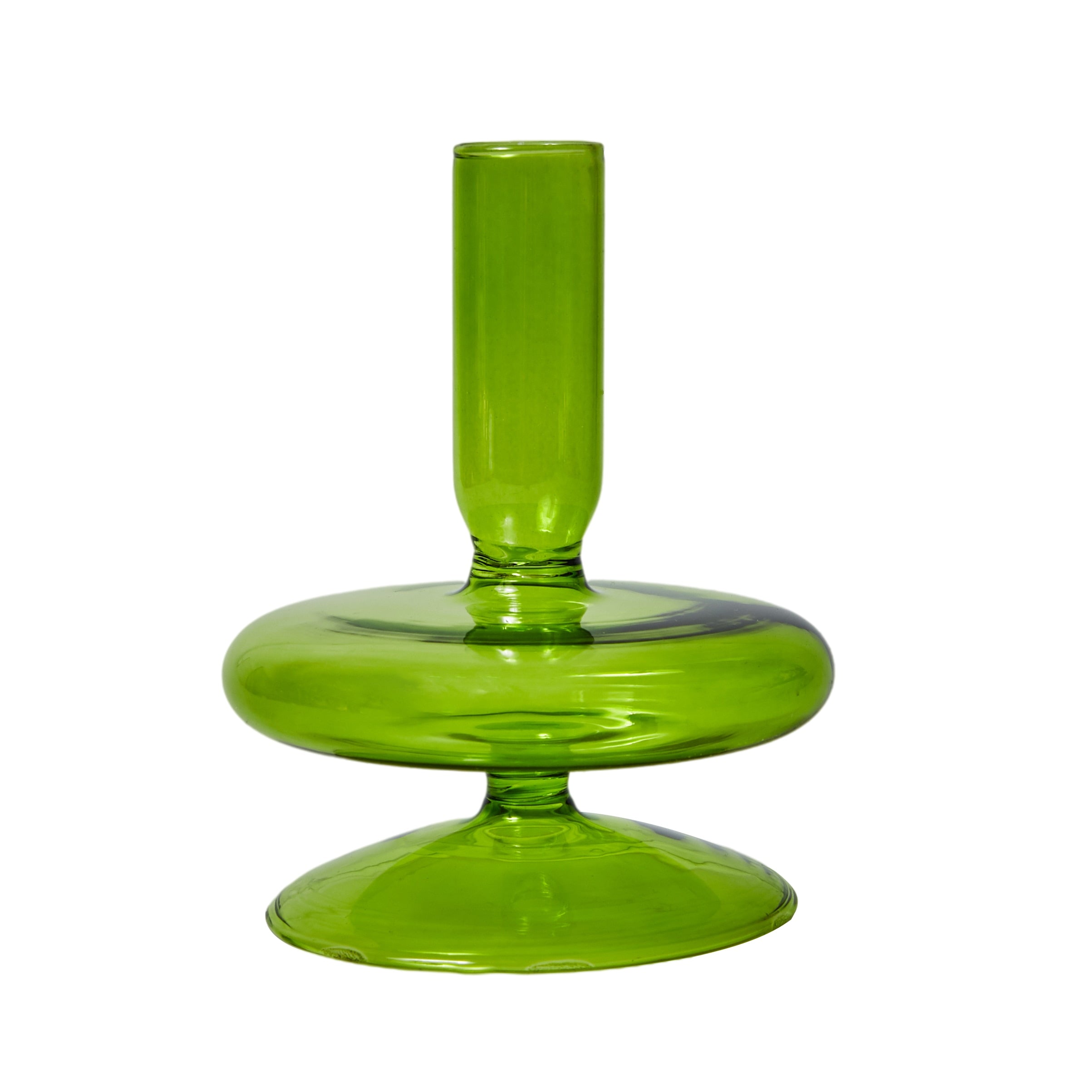 Glass candlesticks Ramble & Roam