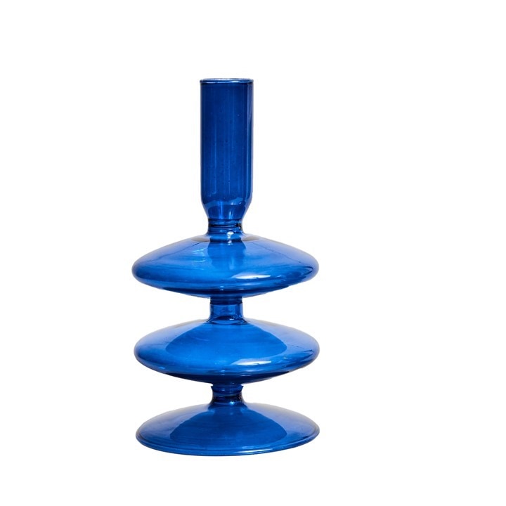 Glass candlesticks Ramble & Roam