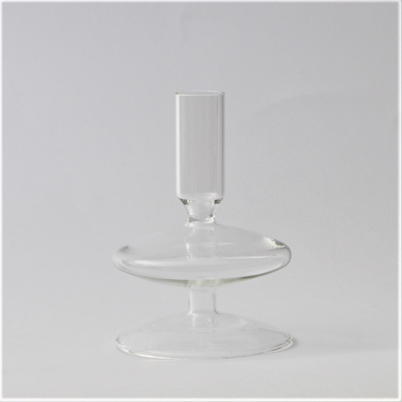 Glass candlesticks Ramble & Roam