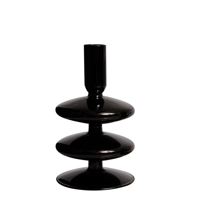 Glass candlesticks Ramble & Roam