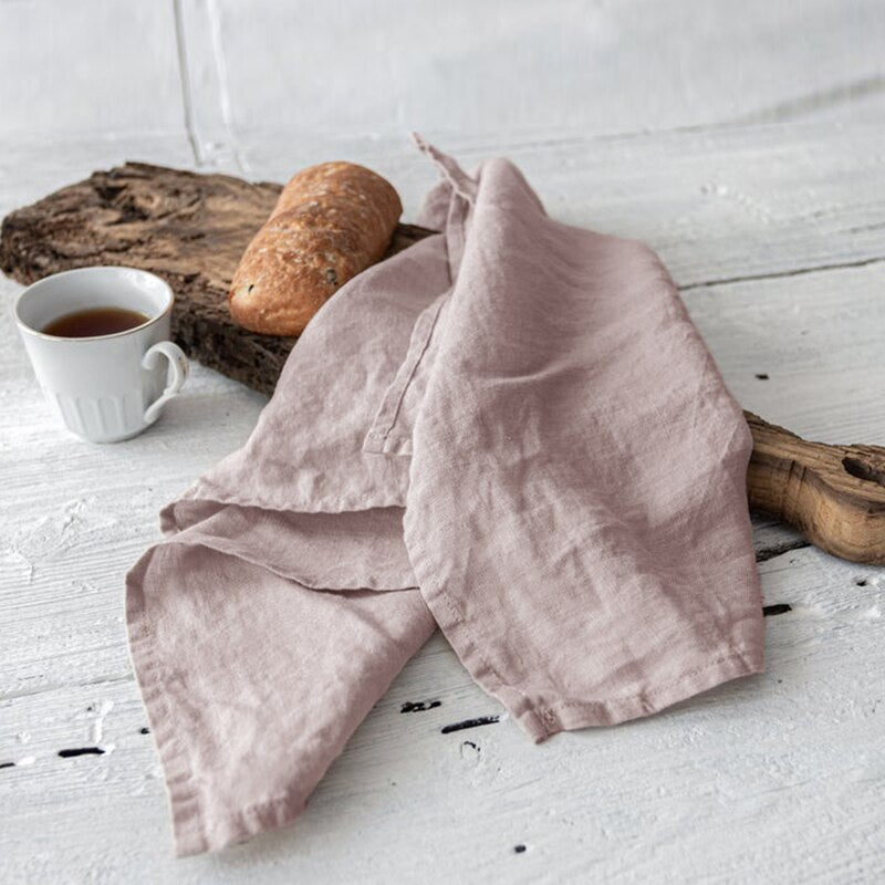 Hand-dyed towels, set of 4 Ramble & Roam