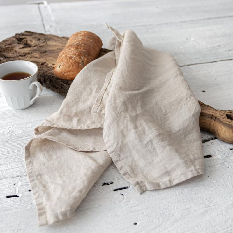 Hand-dyed towels, set of 4 Ramble & Roam