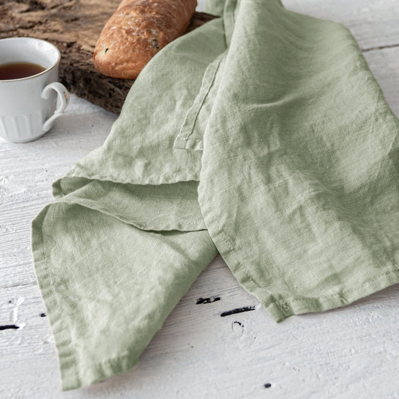 Hand-dyed towels, set of 4 Ramble & Roam