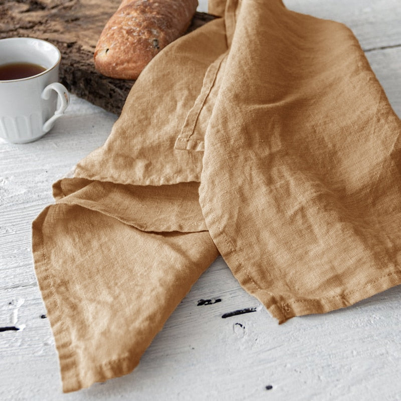 Hand-dyed towels, set of 4 Ramble & Roam